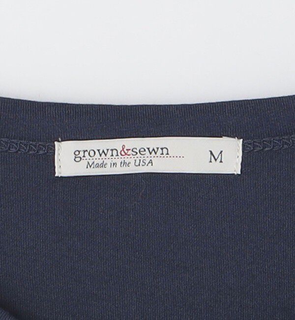 SHIPS「GROWN&SEWN: HENLEY LONG SLEEVE TEE」|Tシャツ・カットソー|