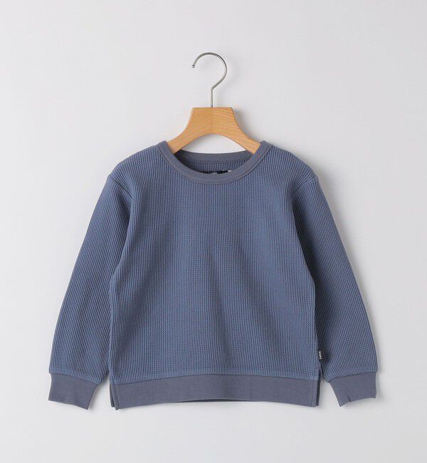 SHIPS KIDS「SHIPS KIDS:100～130cm / ワッフル 長袖 TEE」|Tシャツ・カットソー|ブルー
