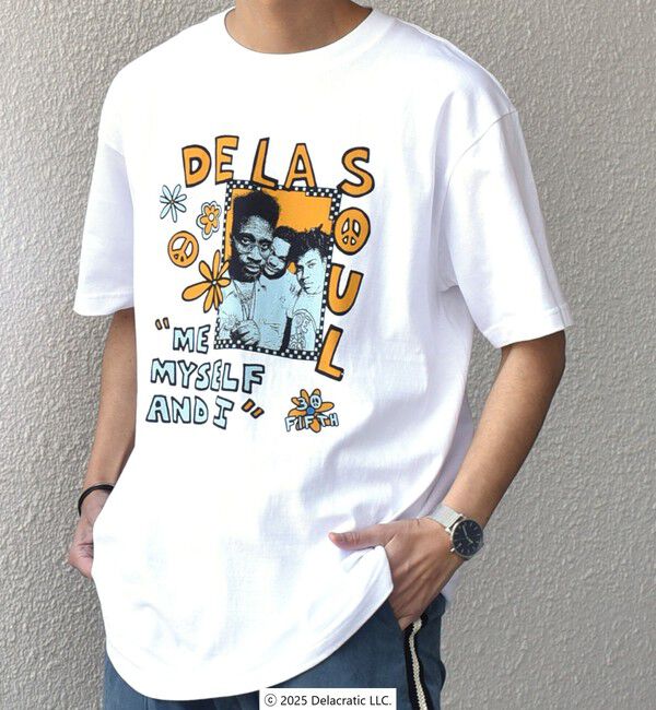 SHIPS any「GOOD ROCK SPEED: ミュージック グラフィック プリント バンド Tシャツ 25SS◇」|Tシャツ・カットソー|ホワイト