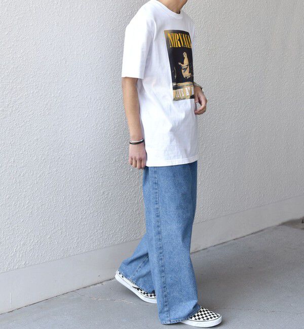 SHIPS any「GOOD ROCK SPEED: ミュージック グラフィック プリント バンド Tシャツ 25SS◇」|Tシャツ・カットソー|