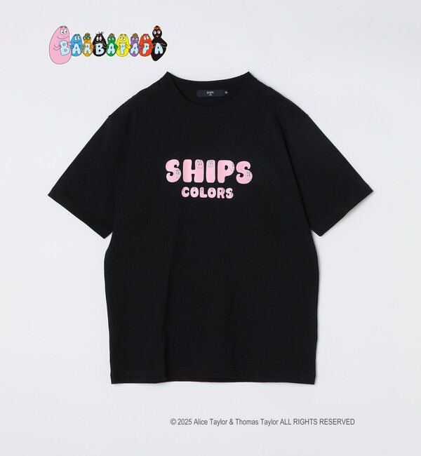 SHIPS Colors 「SHIPS Colors:バーバパパ プリント Tシャツ◇」|Tシャツ・カットソー|ブラック