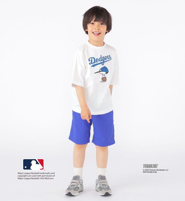 SHIPS KIDS「SHIPS KIDS:100～125cm / PEANUTS&times;MLB プリント Tシャツ」|Tシャツ・カットソー|