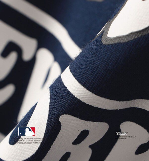 SHIPS KIDS「SHIPS KIDS:100～125cm / PEANUTS&times;MLB プリント Tシャツ」|Tシャツ・カットソー|