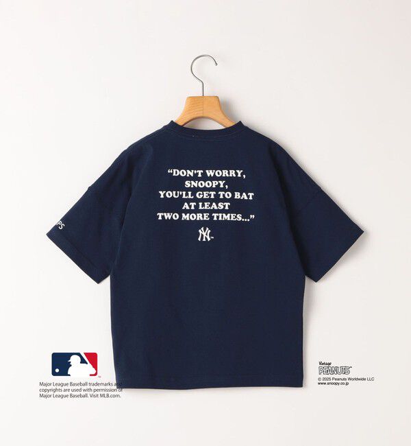 SHIPS KIDS「SHIPS KIDS:100～125cm / PEANUTS&times;MLB プリント Tシャツ」|Tシャツ・カットソー|