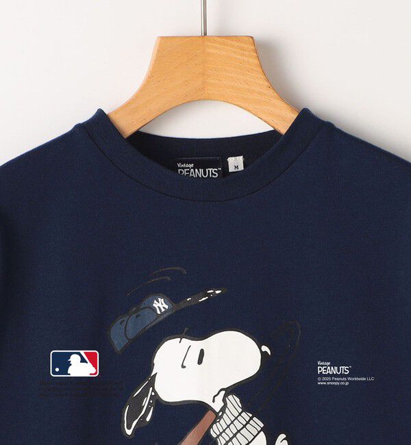 SHIPS KIDS「SHIPS KIDS:100～125cm / PEANUTS&times;MLB プリント Tシャツ」|Tシャツ・カットソー|