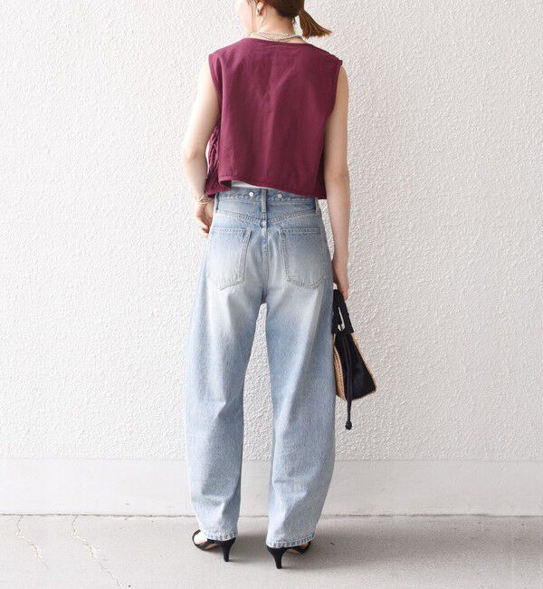 SHIPS any「bon_meur:〈手洗い可能〉ロープ編み コットン コンパクト フリンジ ベスト」|ベスト・ジレ|