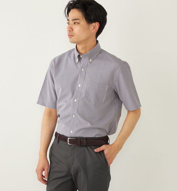 SHIPS Colors 「SHIPS Colors:SMART TECH(R) ノーアイロン ボタンダウン シャツ」|シャツ・ブラウス|ブラック