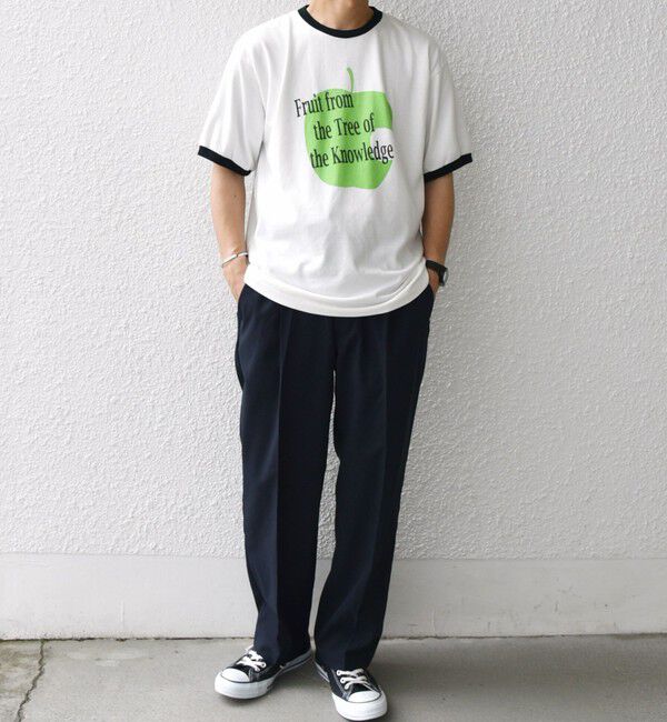 SHIPS any「SCREEN STARS: レトロ プリント リンガー Tシャツ◇」|Tシャツ・カットソー|