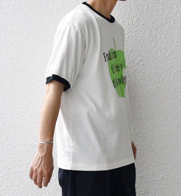 SHIPS any「SCREEN STARS: レトロ プリント リンガー Tシャツ◇」|Tシャツ・カットソー|