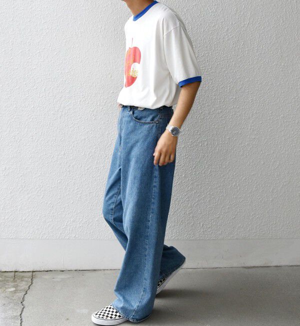 SHIPS any「SCREEN STARS: レトロ プリント リンガー Tシャツ◇」|Tシャツ・カットソー|