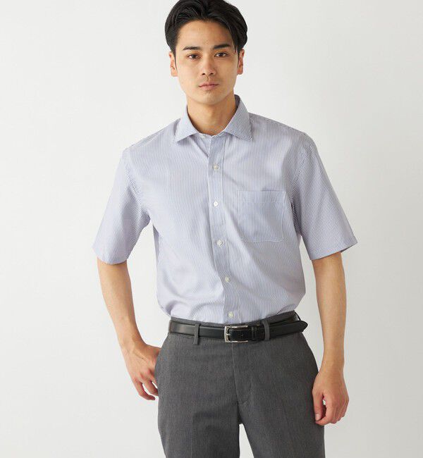 SHIPS Colors 「SHIPS Colors:SMART TECH(R) ノーアイロン セミワイドカラー シャツ」|シャツ・ブラウス|