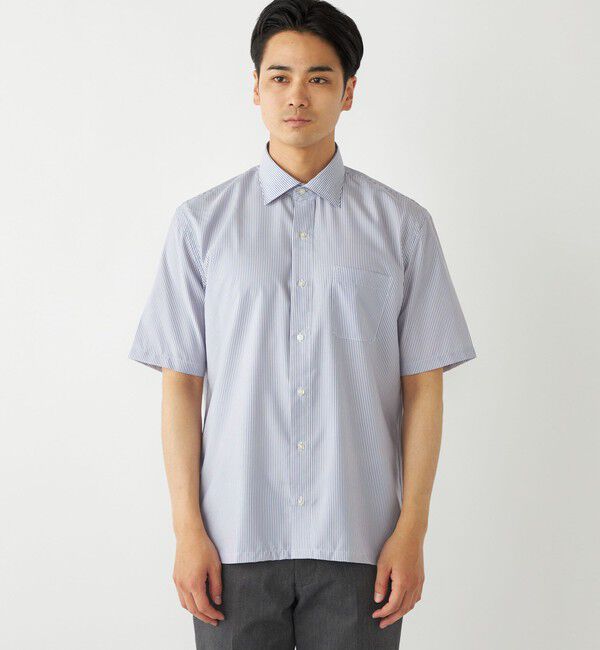 SHIPS Colors 「SHIPS Colors:SMART TECH(R) ノーアイロン セミワイドカラー シャツ」|シャツ・ブラウス|