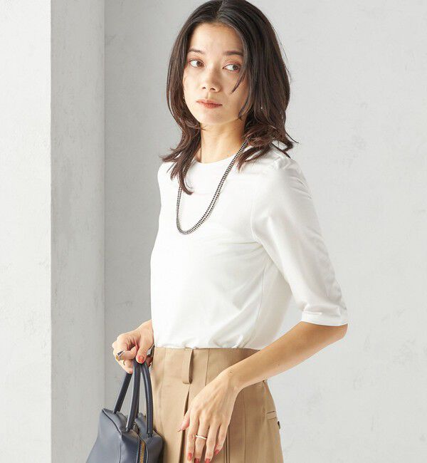 SHIPS for women「ソロナ 5分袖 TEE」|Tシャツ・カットソー|