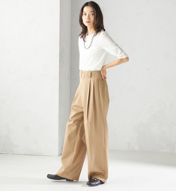 SHIPS for women「ソロナ 5分袖 TEE」|Tシャツ・カットソー|