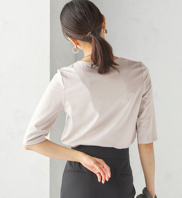 SHIPS for women「ソロナ 5分袖 TEE」|Tシャツ・カットソー|