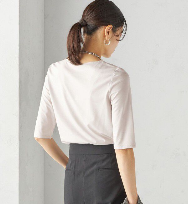 SHIPS for women「ソロナ 5分袖 TEE」|Tシャツ・カットソー|