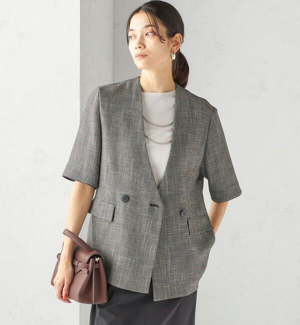 SHIPS for women「ソロナ 5分袖 TEE」|Tシャツ・カットソー|