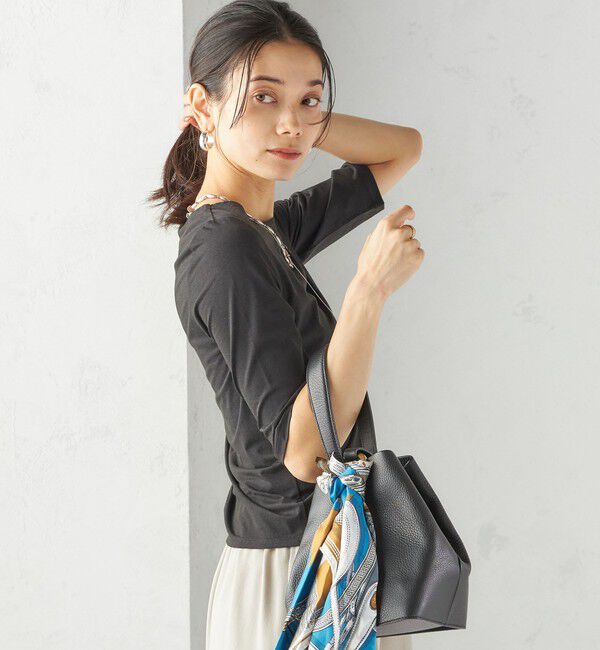 SHIPS for women「ソロナ 5分袖 TEE」|Tシャツ・カットソー|