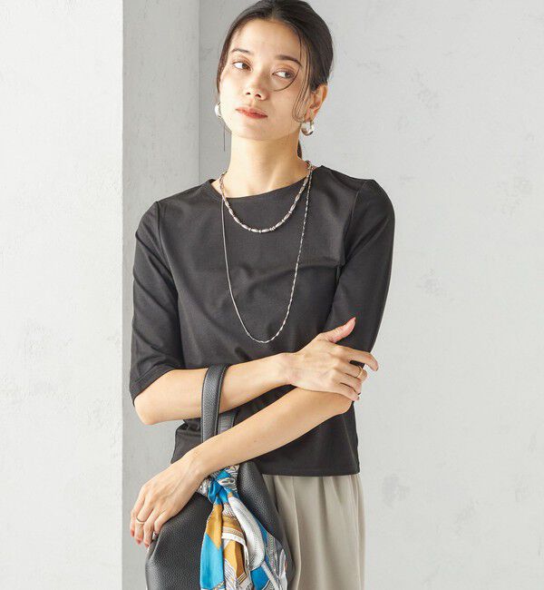 SHIPS for women「ソロナ 5分袖 TEE」|Tシャツ・カットソー|