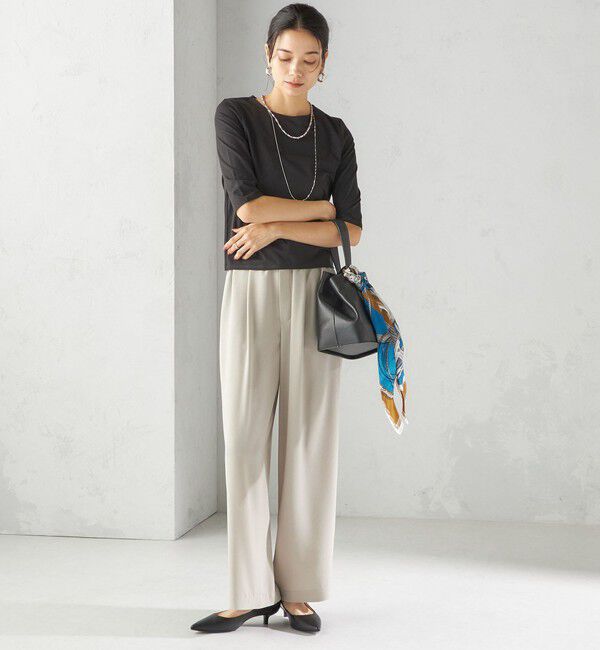 SHIPS for women「ソロナ 5分袖 TEE」|Tシャツ・カットソー|