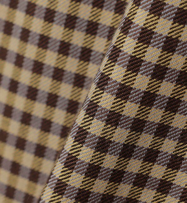 SHIPS「SHIPS: チェック レギュラーカラー ロングスリーブ シャツ」|シャツ・ブラウス|