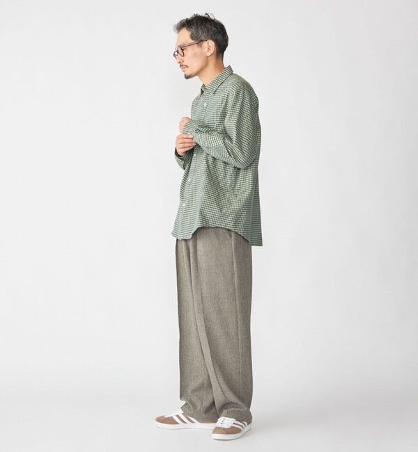 SHIPS「SHIPS: チェック レギュラーカラー ロングスリーブ シャツ」|シャツ・ブラウス|