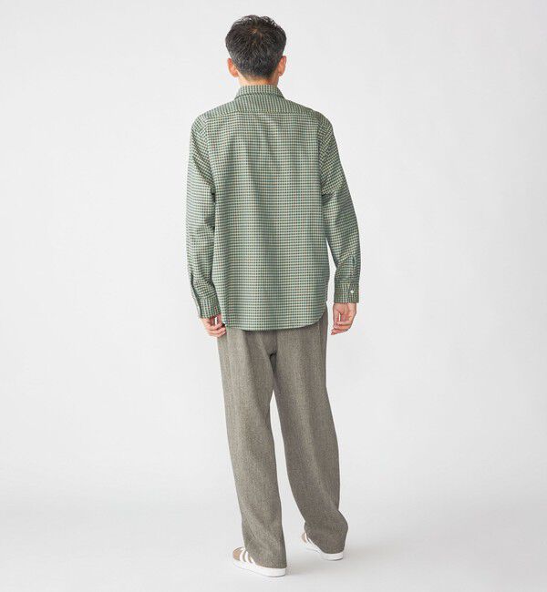 SHIPS「SHIPS: チェック レギュラーカラー ロングスリーブ シャツ」|シャツ・ブラウス|