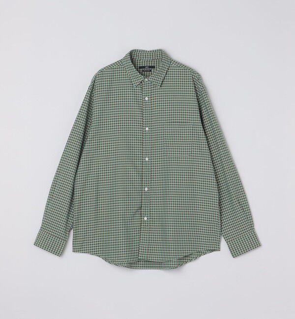 SHIPS「SHIPS: チェック レギュラーカラー ロングスリーブ シャツ」|シャツ・ブラウス|