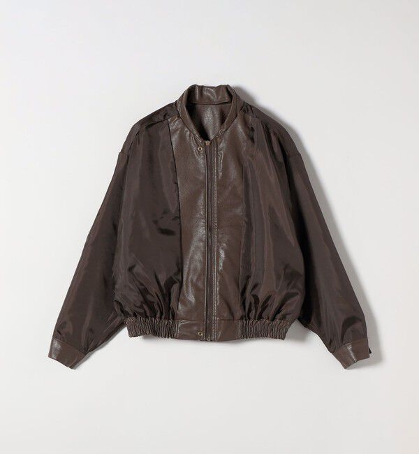 SHIPS any「FLAT YOU: ジップ ショート ブルゾン」|ブルゾン・スタジャン|