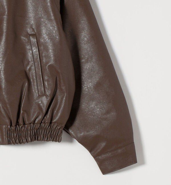 SHIPS any「FLAT YOU: ジップ ショート ブルゾン」|ブルゾン・スタジャン|