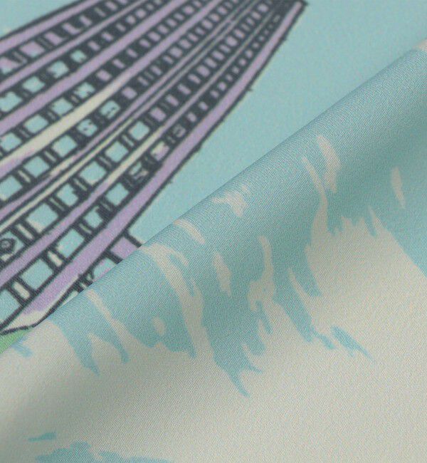 SHIPS any「【SHIPS any別注】BINDU:〈手洗い可能〉マップ スカーフ」|バンダナ・スカーフ|