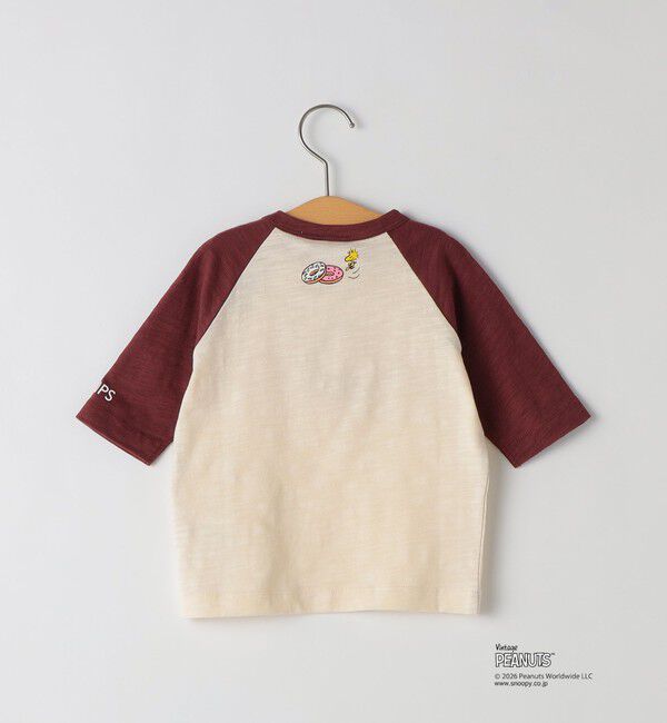 SHIPS KIDS「SHIPS KIDS:80～90cm /PEANUTS スヌーピー フットボール プリント Tシャツ」|Tシャツ・カットソー|