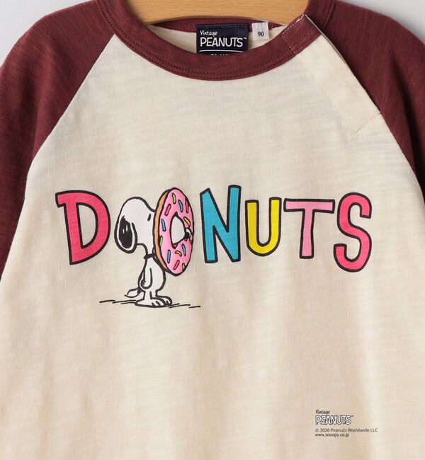 SHIPS KIDS「SHIPS KIDS:80～90cm /PEANUTS スヌーピー フットボール プリント Tシャツ」|Tシャツ・カットソー|