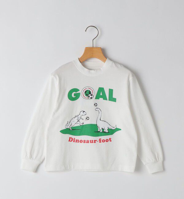 SHIPS KIDS「【SHIPS KIDS別注】ARCH＆LINE:100～130cm / 恐竜 長袖 Tシャツ」|Tシャツ・カットソー|