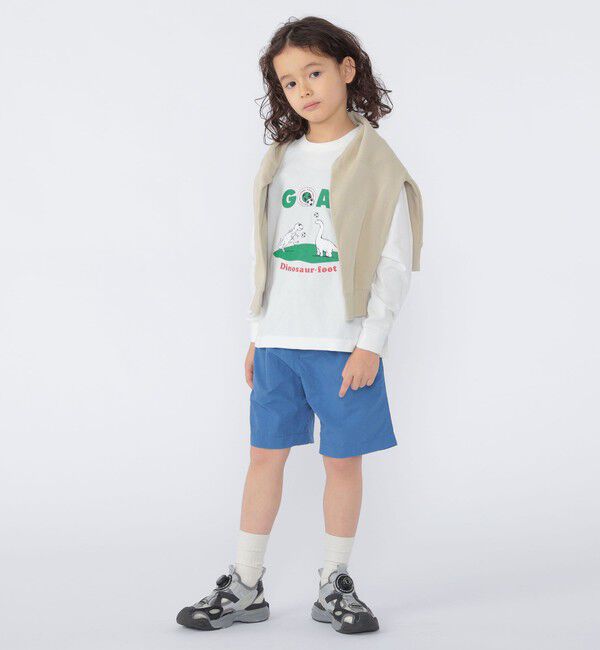 SHIPS KIDS「【SHIPS KIDS別注】ARCH＆LINE:100～130cm / 恐竜 長袖 Tシャツ」|Tシャツ・カットソー|