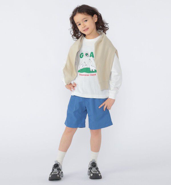 SHIPS KIDS「【SHIPS KIDS別注】ARCH＆LINE:100～130cm / 恐竜 長袖 Tシャツ」|Tシャツ・カットソー|