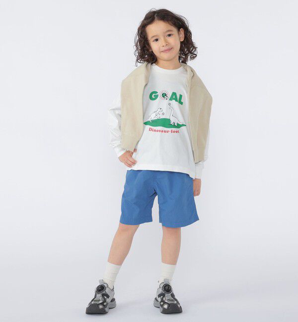 SHIPS KIDS「【SHIPS KIDS別注】ARCH＆LINE:100～130cm / 恐竜 長袖 Tシャツ」|Tシャツ・カットソー|