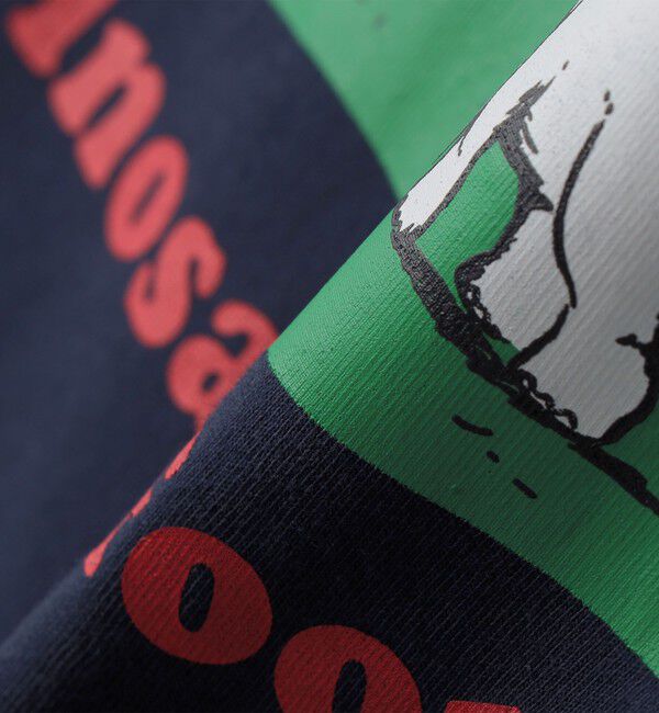 SHIPS KIDS「【SHIPS KIDS別注】ARCH＆LINE:100～130cm / 恐竜 長袖 Tシャツ」|Tシャツ・カットソー|