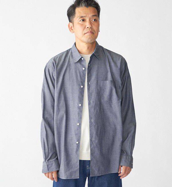 SHIPS「SHIPS: AUTHENTIC ベーシック レギュラーカラー シャツ」|シャツ・ブラウス|