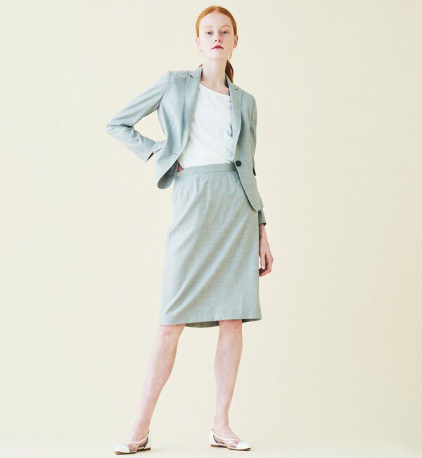 TOMORROWLAND collection「ウールレーヨン タイトスカート」|タイト|