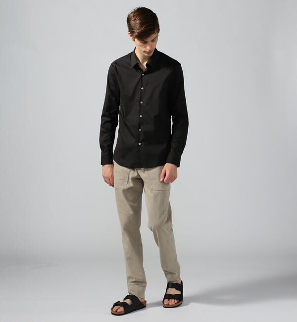 JAMES PERSE「マットストレッチ ポプリンシャツ MCJ3802」|シャツ・ブラウス|