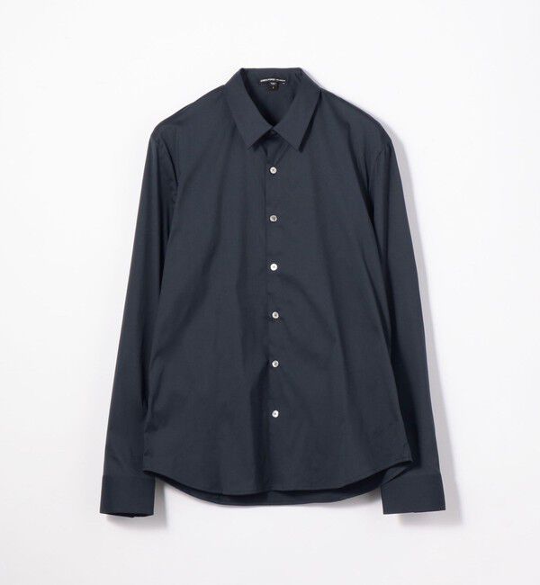 JAMES PERSE「マットストレッチ ポプリンシャツ MCJ3802」|シャツ・ブラウス|68 ネイビー系