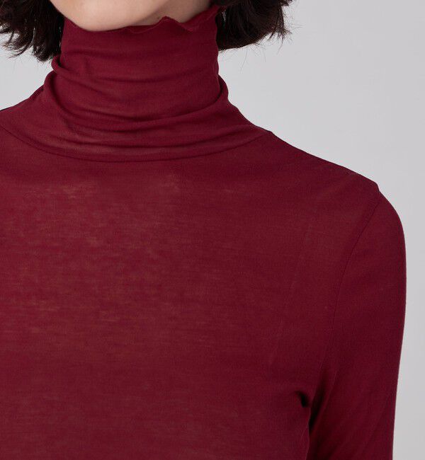MACPHEE「シアージャージー タートルネックプルオーバー」|Tシャツ・カットソー|