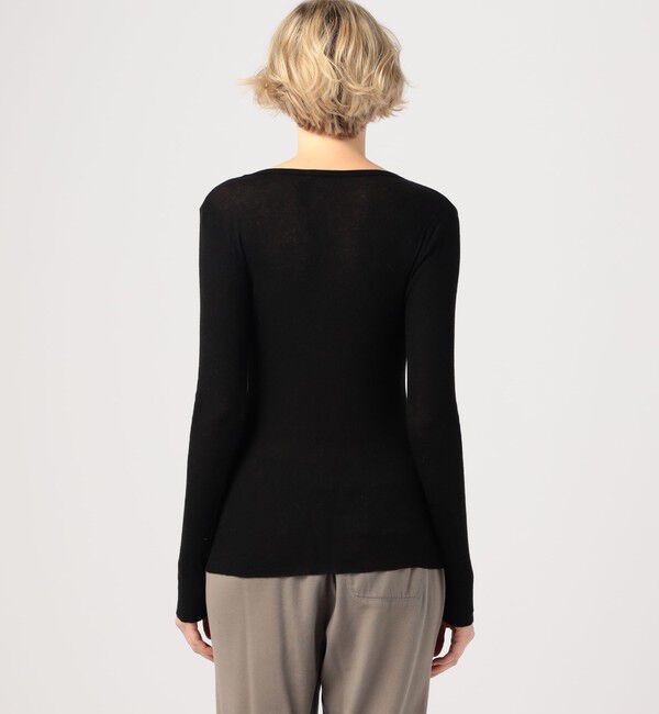 JAMES PERSE「コットンカシミヤブレンドリブ ヘンリーネックプルオーバー WVA3940」|Tシャツ・カットソー|