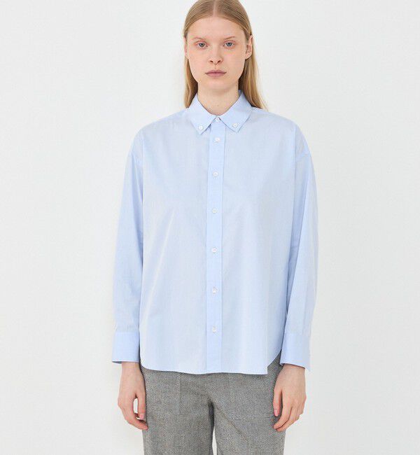 GALERIE VIE「コットンブロード ボタンダウンシャツ」|シャツ・ブラウス|