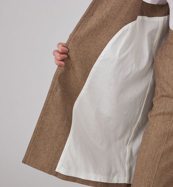 MACPHEE「ウールサキソニー ロングジレ」|ベスト・ジレ|