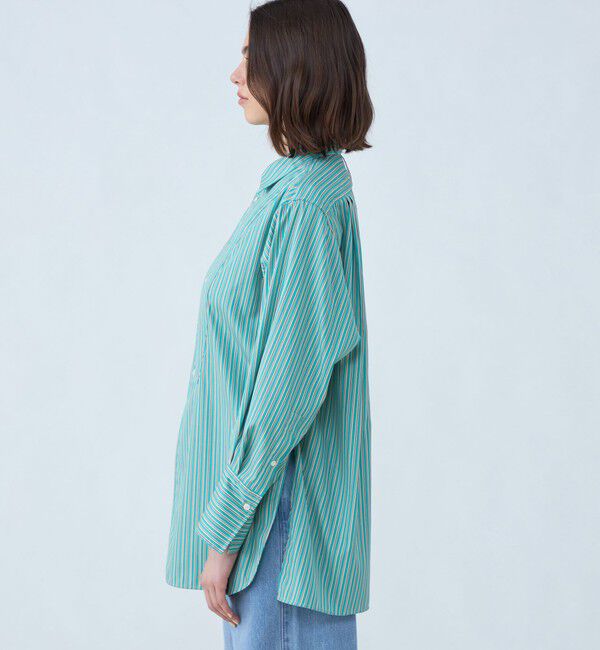 MACPHEE「コットンブロード チュニックシャツ」|シャツ・ブラウス|