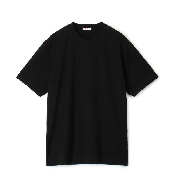 Edition「ピマコットン ハーフスリーブトップス」|Tシャツ・カットソー|19 ブラック