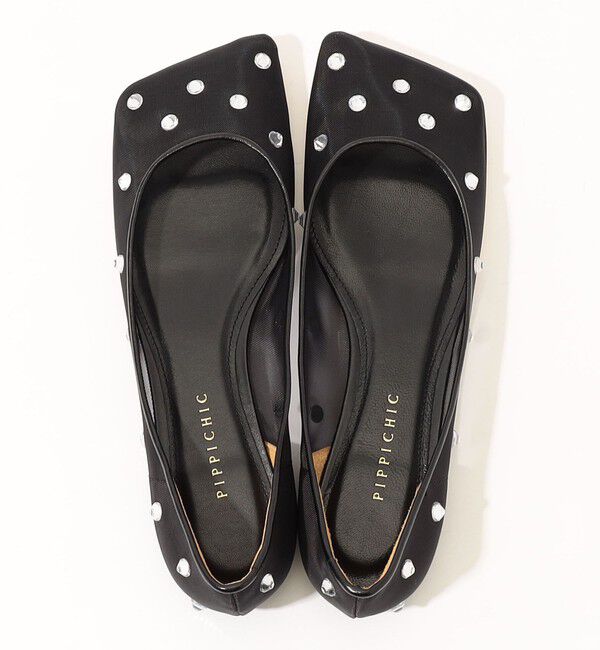 TOMORROWLAND GOODS「PIPPICHIC LINDA DIAMOND フラットシューズ」|バレエシューズ|