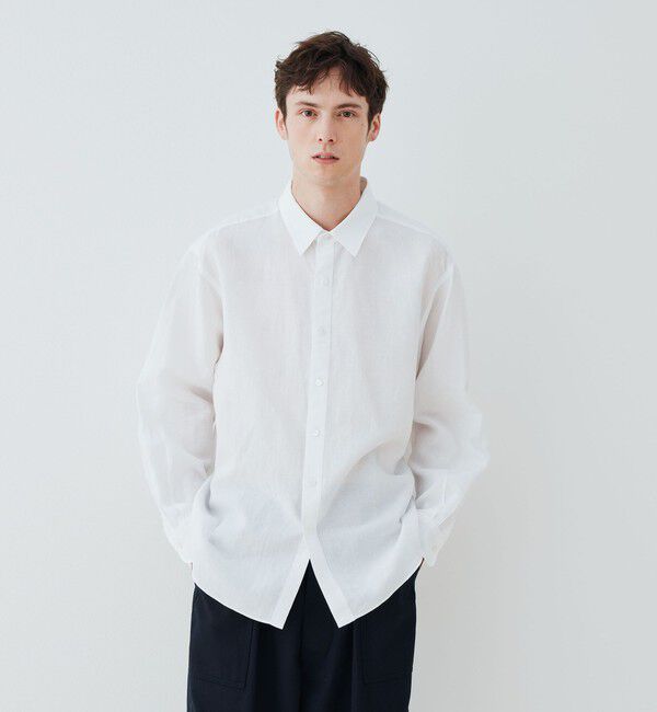 GALERIE VIE「リネン レギュラーカラーシャツ」|シャツ・ブラウス|
